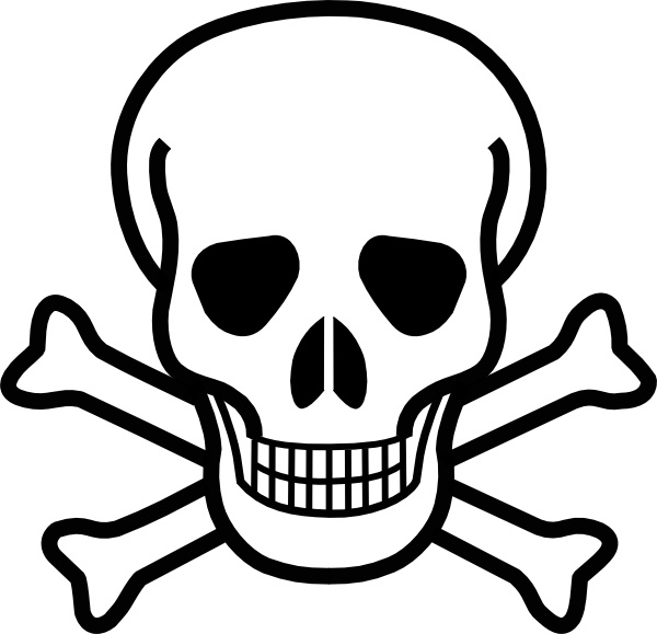 Skull And Crossbones Clip Art Free Vector In Open Office Drawing 600x579 Skull And Crossbones Clip Art Free Vector In Open Office Drawing