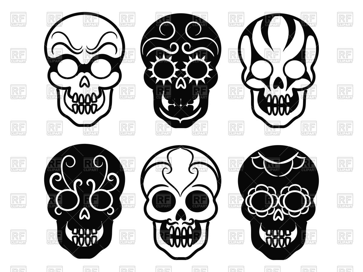 Black Mexican Skull Icons Vector Image Of Icons And Emblems 1200x900 Black Mexican Skull Icons Vector Image Of Icons And Emblems