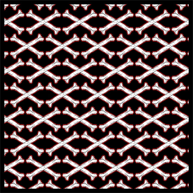 Seamless Pattern Skull Crossbones, Portrait, Pattern, Vintage Png 640x640 Seamless Pattern Skull Crossbones, Portrait, Pattern, Vintage Png