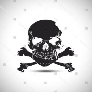 Negative Skull Crossbones Vector Illustration Studiogrfx 300x300 Negative Skull Crossbones Vector Illustration Studiogrfx