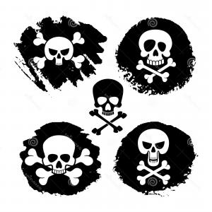 White Piracy Skull Crossbones Vector Icons White Piracy Skull 300x300 White Piracy Skull Crossbones Vector Icons White Piracy Skull