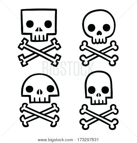 How To Draw Skull And Crossbones 450x470 How To Draw Skull And Crossbones