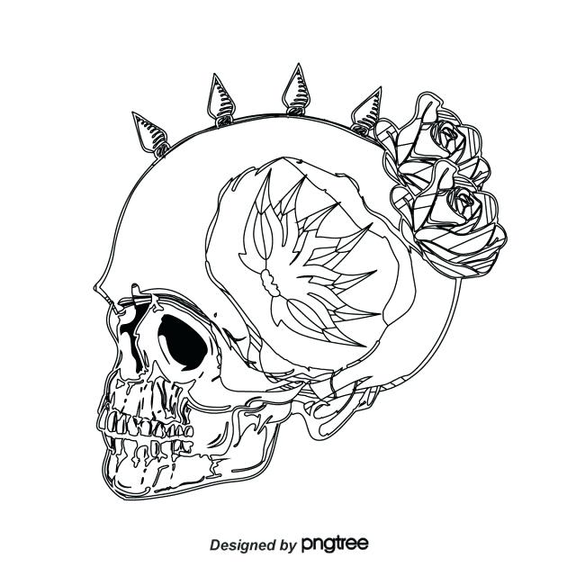 How To Draw Skull And Crossbones 640x640 How To Draw Skull And Crossbones