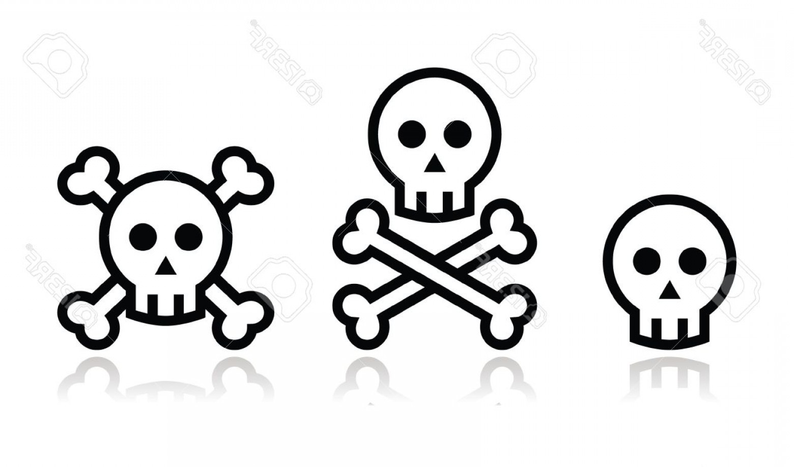 Photocartoon Skull With Bones Vector Icon Set Cqrecords 1560x918 Photocartoon Skull With Bones Vector Icon Set Cqrecords
