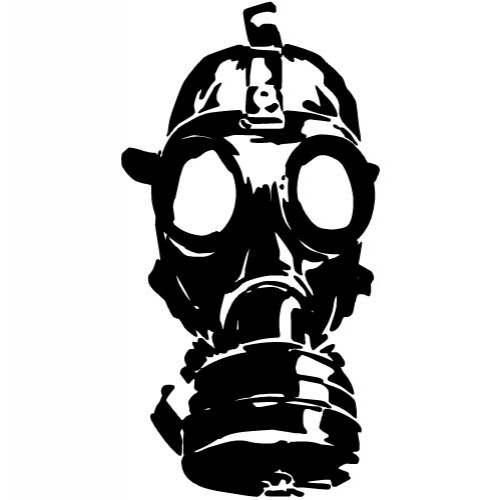 Skull Gas Mask Vector