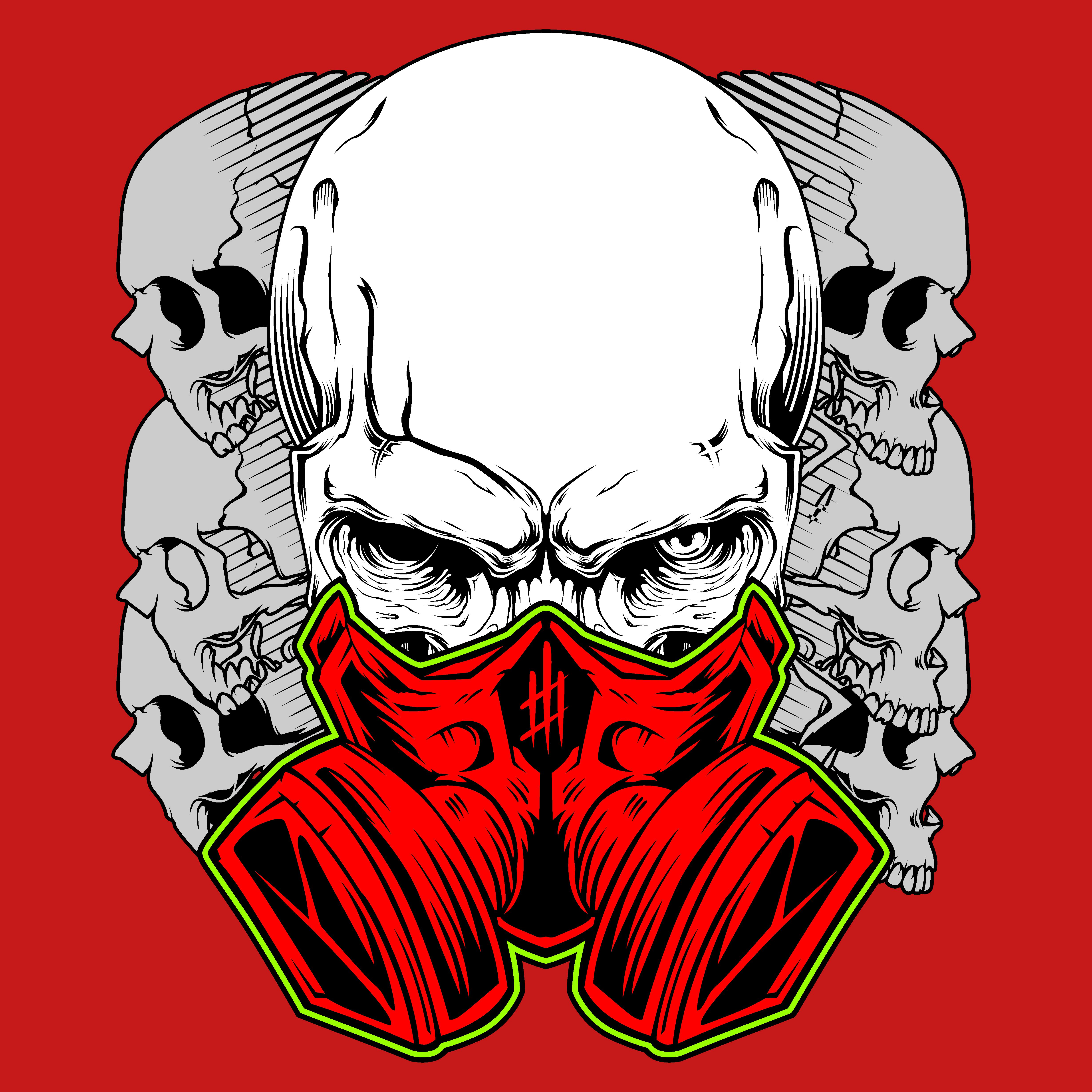 Human Skull In Gas Mask Hand Drawn Toxicity Emblem Hand Drawing 4918x4918 Human Skull In Gas Mask Hand Drawn Toxicity Emblem Hand Drawing