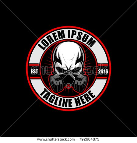 Gas Mask Skull Vector Design Logo Designs Vector Design, Skull 450x470 Gas Mask Skull Vector Design Logo Designs Vector Design, Skull