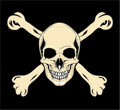 Skull Free Vector Download 399x368 Skull Free Vector Download