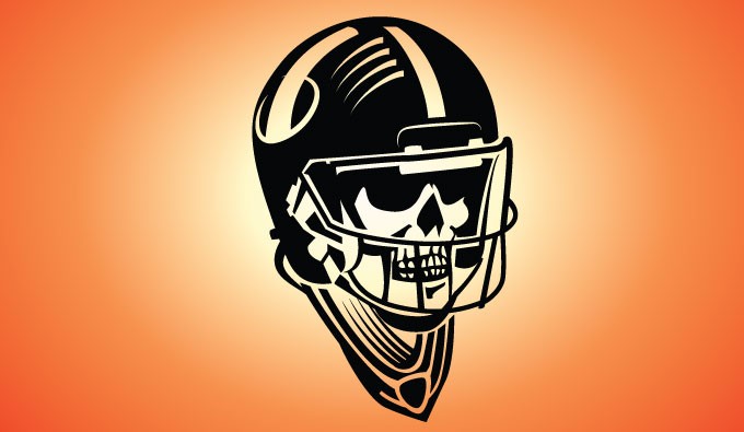 680x395 Skull Helmet Vector Vectorish