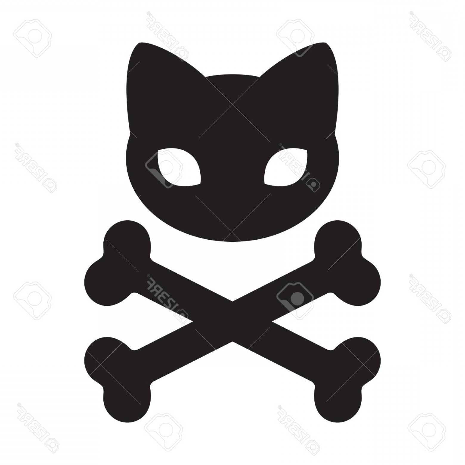 1560x1560 Cat Skull Vector Catchsplace