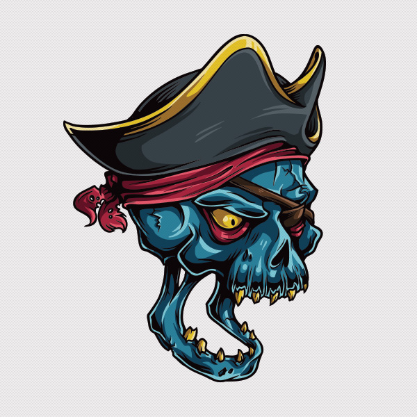 Adobe Illustrator Tutorial How To Draw A Vector Pirate Skull 600x600 Adobe Illustrator Tutorial How To Draw A Vector Pirate Skull
