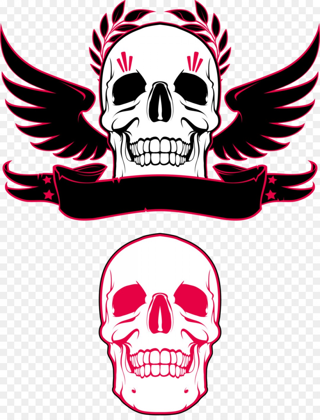1080x1416 Skull Logo Uabuac Illustration Skull Vector Soidergi
