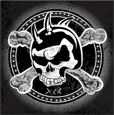 366x368 Skull Free Vector Download