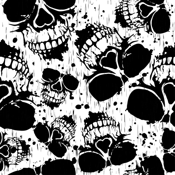 Skull Pattern Vector at Collection of Skull Pattern