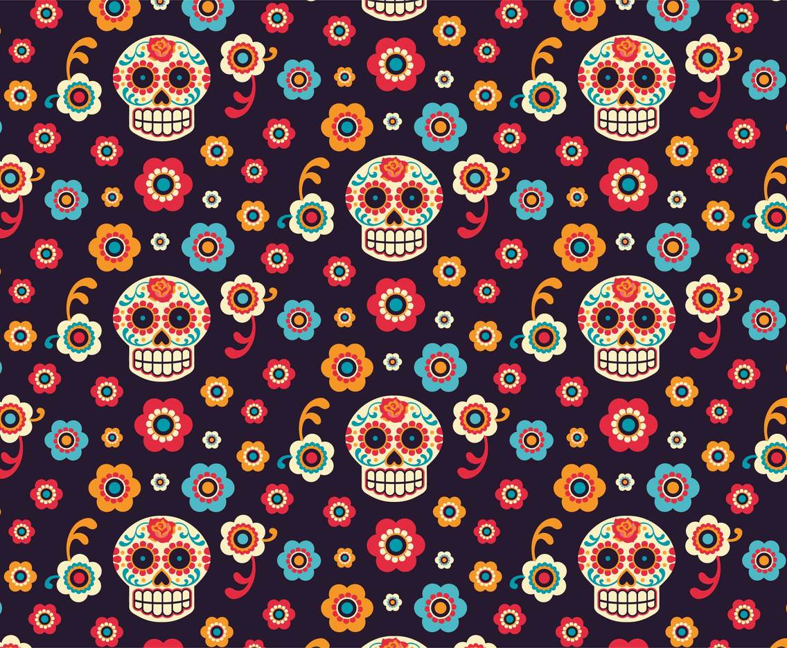 Skull Pattern Vector at Vectorified.com | Collection of Skull Pattern