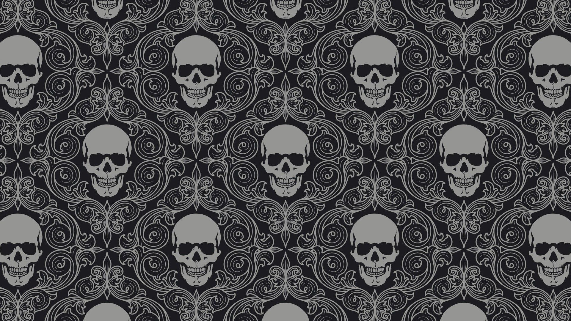 1920x1080 Skull Pattern Wallpaper Skulls Skull Wallpaper, Skull