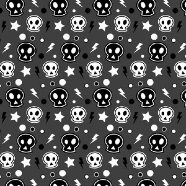 Download Skull Pattern Vector at Vectorified.com | Collection of ...