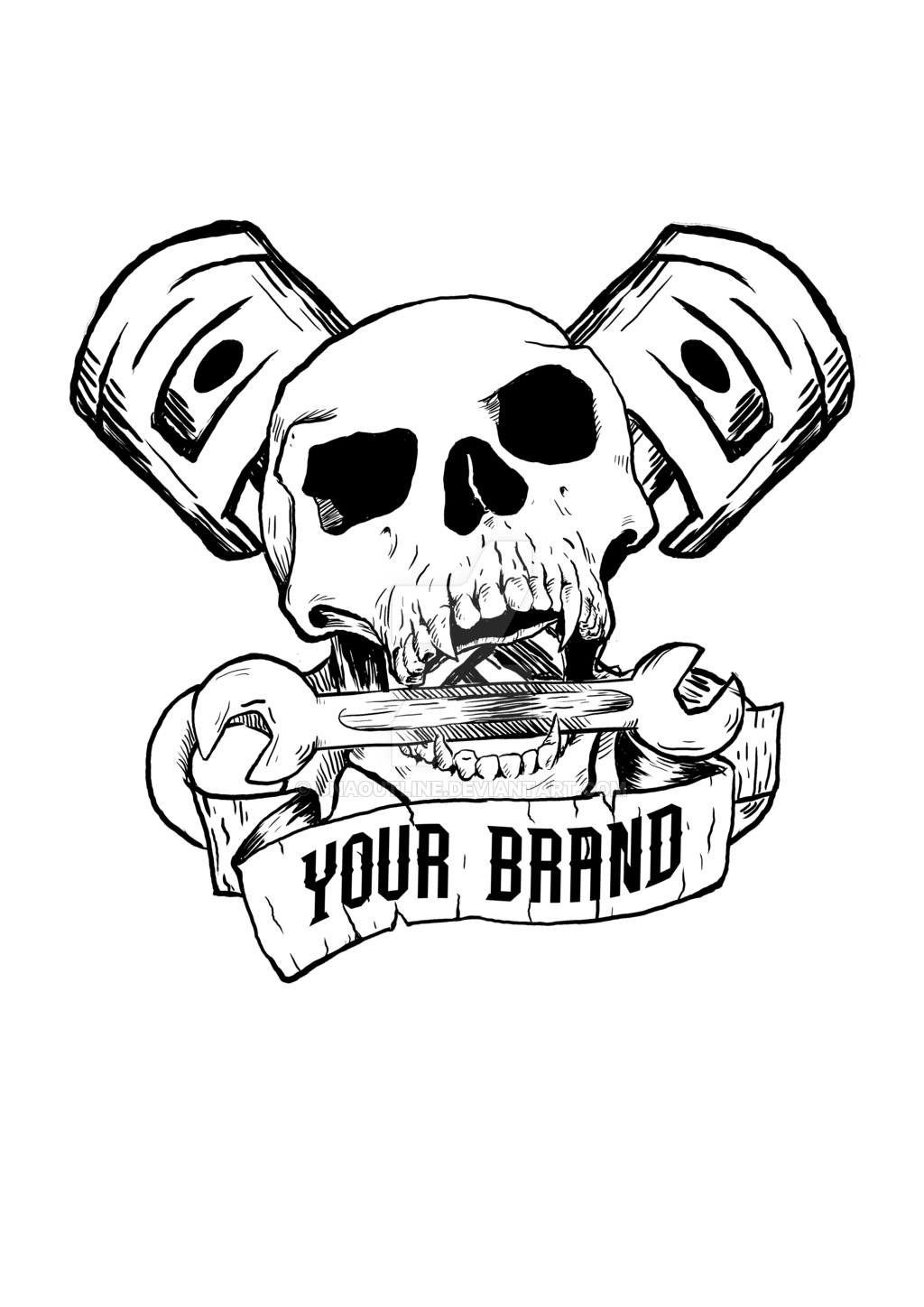 1024x1448 Skull Piston