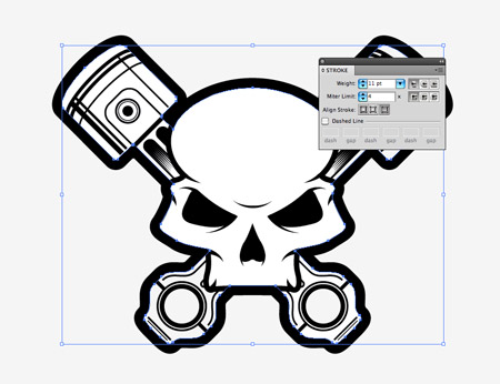 450x346 How To Create A Stylish Skull Based Vector Illustration