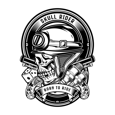 400x400 Skull Rider Shirt Design Tshirt Factory