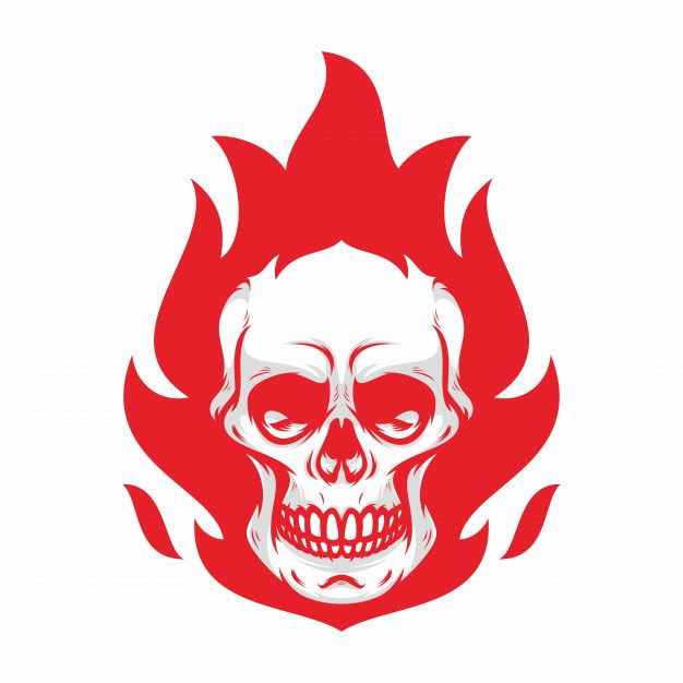 626x626 Skull Ghost Rider Road Vector Logo Design Illustration Premium