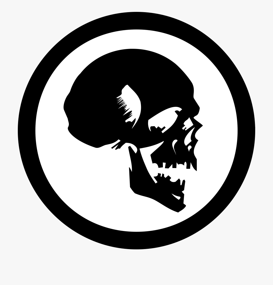 920x960 Side View Skull Vector