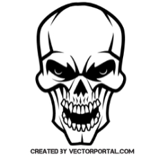230x230 Free Skull Vectors