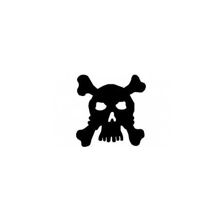 458x458 Skull Silhouette Vector Dxf