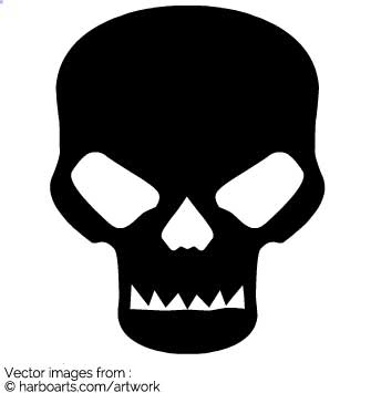 335x355 Download Skull Scary Silhouette