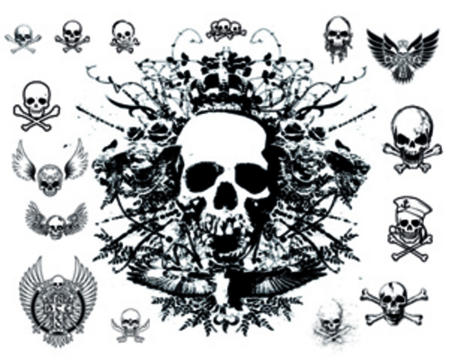 Skull Tattoo Vector