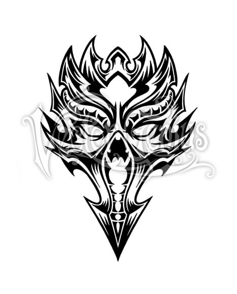 468x580 Bio Mechanical Skull Stock Art