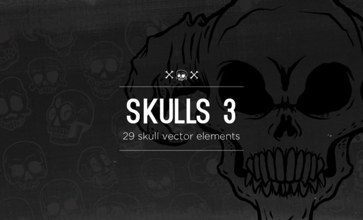 720x437 Free Skull Vector Download