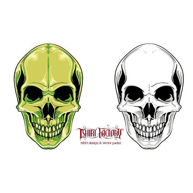 660x660 Skull Vector Clipart