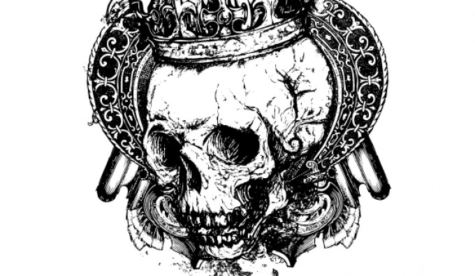 Grunge Skull Vector Free Vectors Ui Download 680x395 Grunge Skull Vector Free Vectors Ui Download