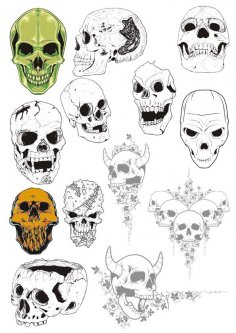 Skull Vectors Free Download 236x333 Skull Vectors Free Download