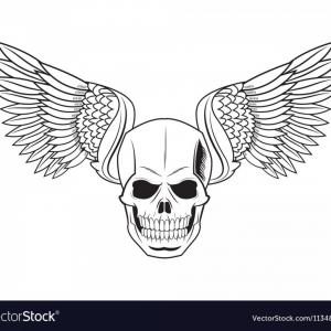 300x300 Tribal Wings Pattern Tattoo Vector Art Catchsplace