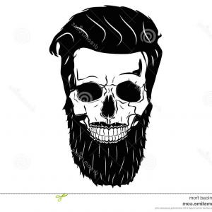 300x300 Photostock Vector Bearded Skull Sugar Skull With Beard Day
