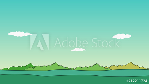Nature Landscape And Sky Background Vector Illustration Spring 500x282 Nature Landscape And Sky Background Vector Illustration Spring