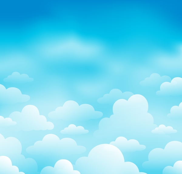 White Clouds With Blue Sky Vector Background Free Download 600x574 White Clouds With Blue Sky Vector Background Free Download
