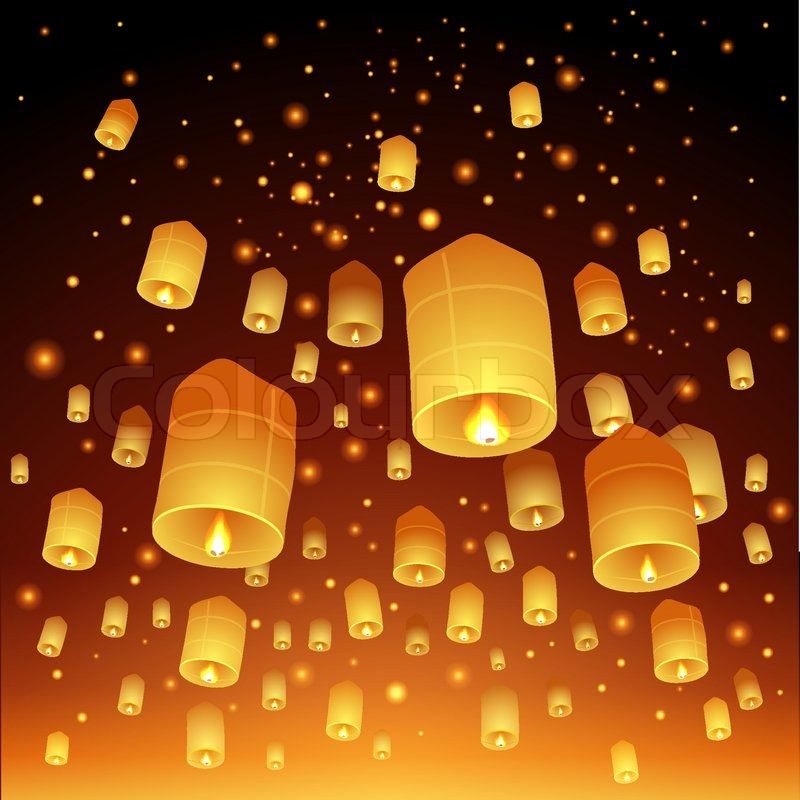 800x800 Floating Lantern Vector