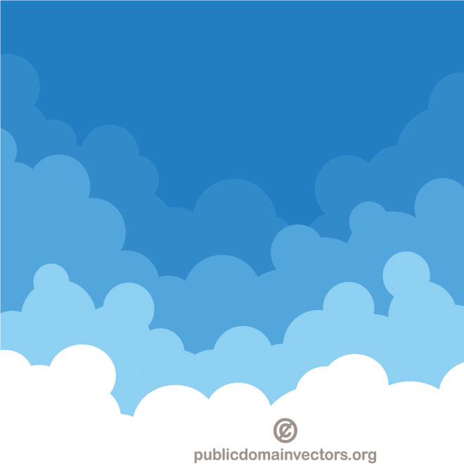 660x660 Cloudy Sky Vector Clip Art