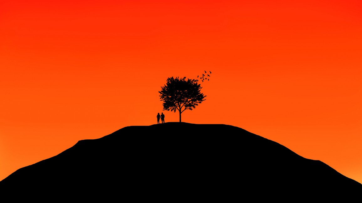 1156x650 Couple Tree Sky Vector