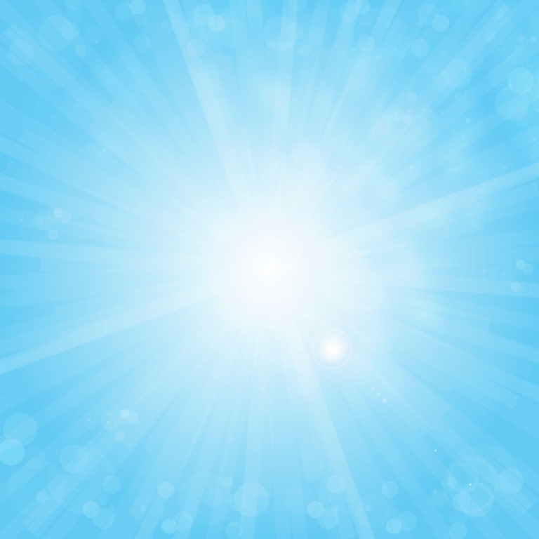 768x768 Sun On Blue Sky Vector Background Free Vector Graphics All