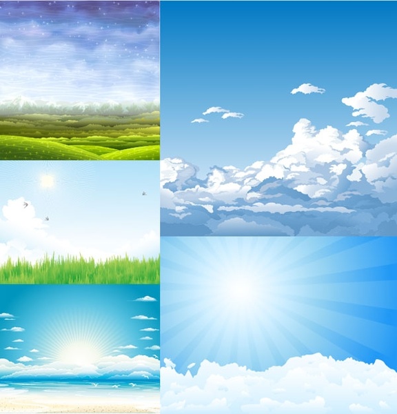 576x600 Vector Sky Free Vector Download