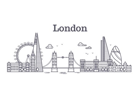 Skyline Outline Vector at Vectorified.com | Collection of Skyline ...