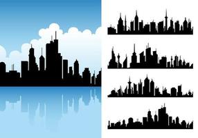 286x200 Skyline Free Vector Art