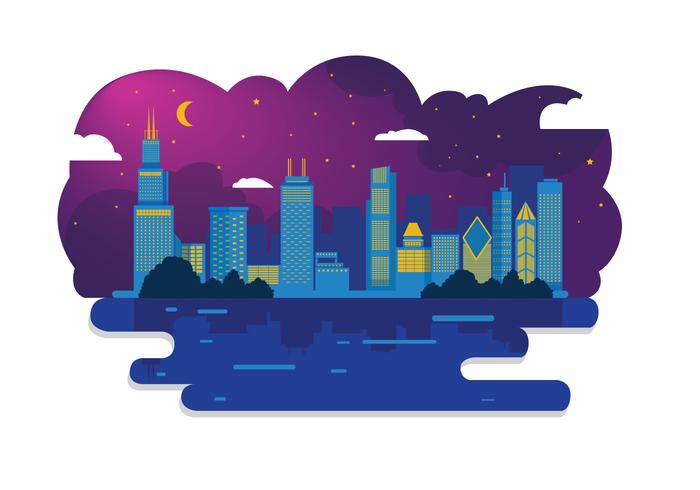700x490 Skyline Free Vector Art