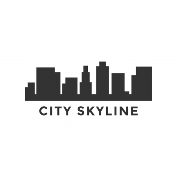 360x360 City Skyline Png, Vector, And Clipart With Transparent