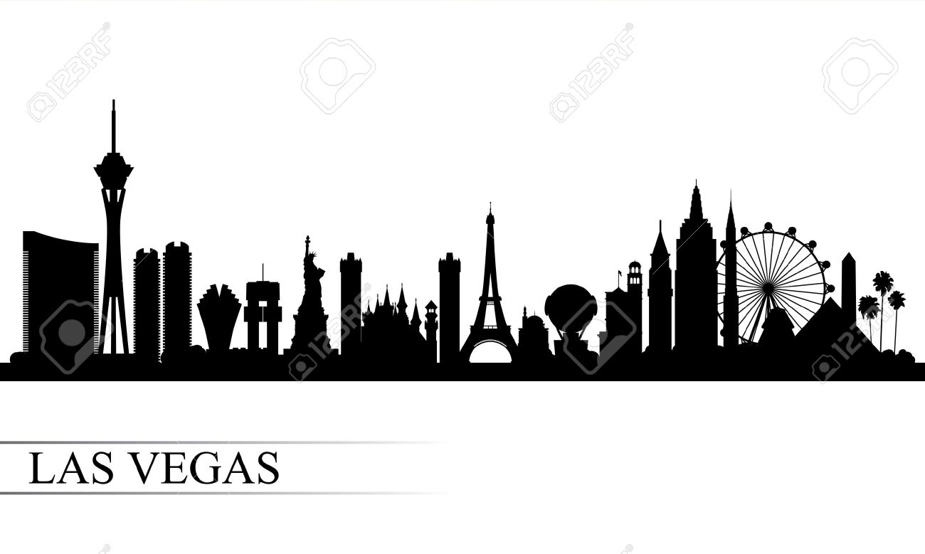 Huge Collection Of 'las Vegas Skyline Silhouette Vector' Download 1300x779 Huge Collection Of 'las Vegas Skyline Silhouette Vector' Download