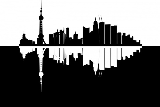 Shanghai Skyline Vector Free Vector Download 551x368 Shanghai Skyline Vector Free Vector Download